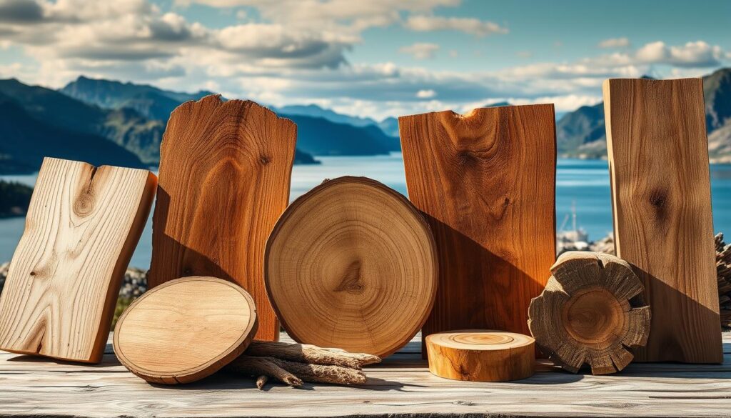 Fjordholz Vergleich mit anderen Holzarten Fjordholz Vergleich mit anderen Holzarten