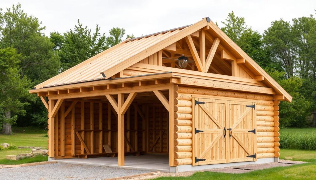 Holzgarage Konstruktion Holzgarage Konstruktion