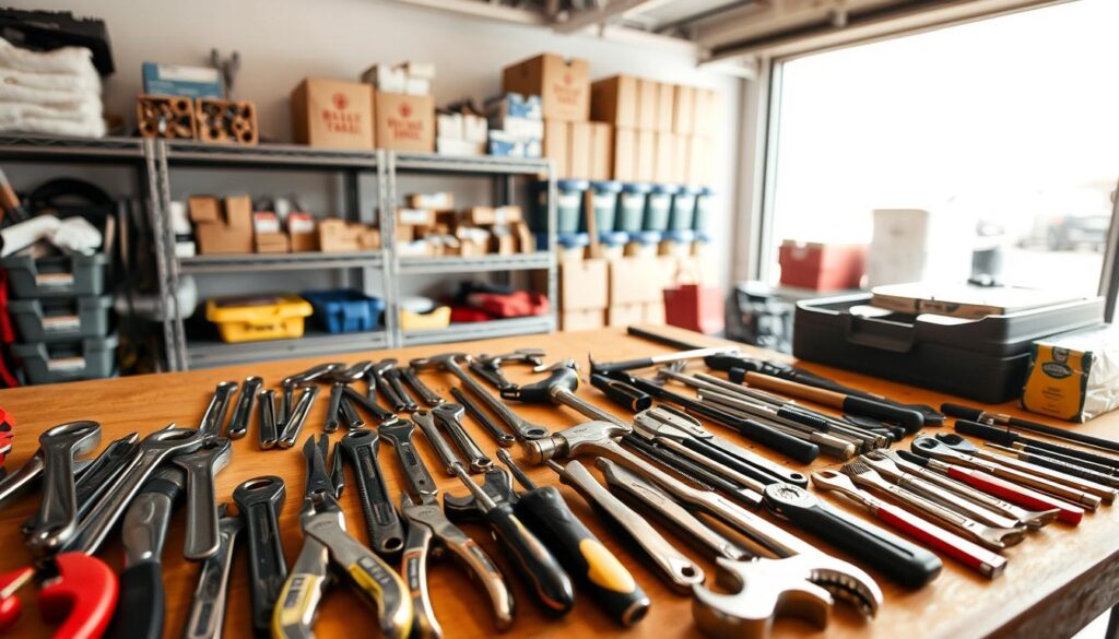 Werkzeuge bereitlegen