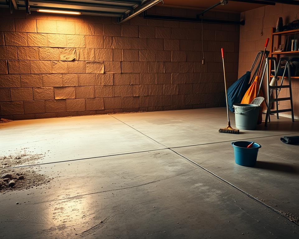 Garagenboden vorbereiten