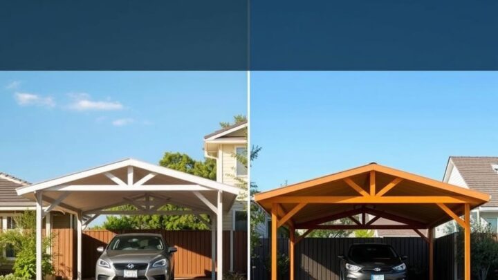 Ihr Carport: Flachdach oder Steildach, was passt besser?